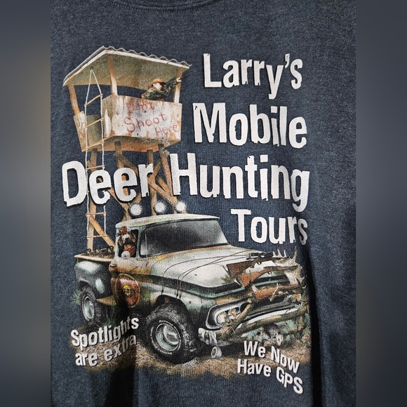 Funny Deer Hunting Sweatshirt XL - Picture 2 of 4